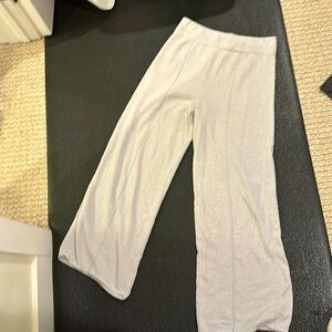 Cozy Barefoot Dreams pants! Very light grey in color.